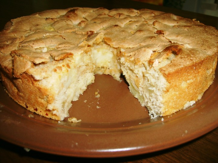 greitas obuolių pyragas